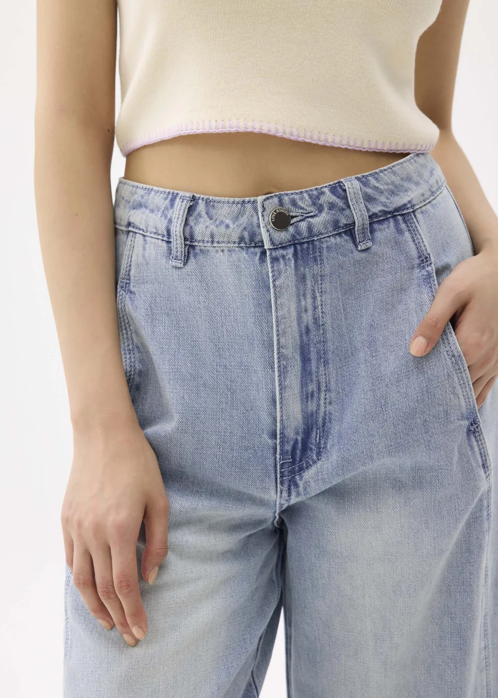 Love, Bonito Weekend & Vacation Pants|Casual Pants*Relaxed Denim Wide Leg Jeans