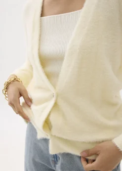 Love, Bonito Weekend|Cardigans & Sweaters*Relaxed Fuzzy Knit Cardigan