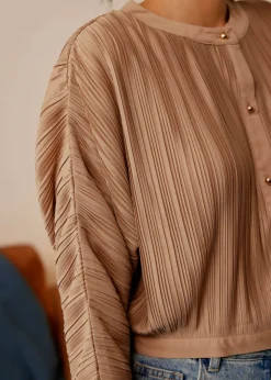 Love, Bonito Petite-Friendly|Weekend*Relaxed Plisse Crop Jacket