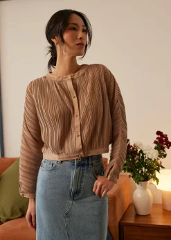 Love, Bonito Petite-Friendly|Weekend*Relaxed Plisse Crop Jacket