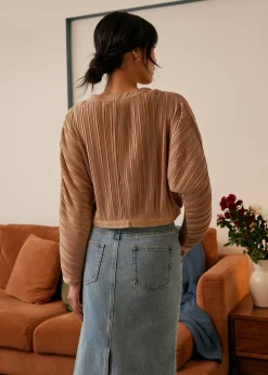 Love, Bonito Petite-Friendly|Weekend*Relaxed Plisse Crop Jacket