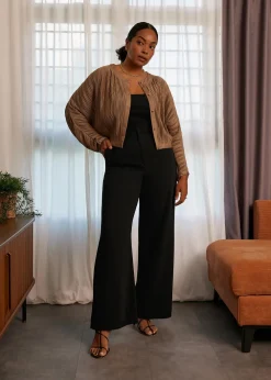 Love, Bonito Petite-Friendly|Weekend*Relaxed Plisse Crop Jacket