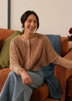 Love, Bonito Petite-Friendly|Weekend*Relaxed Plisse Crop Jacket
