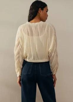 Love, Bonito Petite-Friendly|Weekend*Relaxed Plisse Crop Jacket