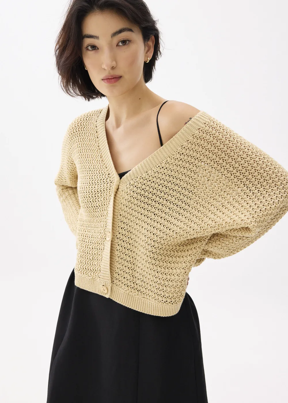 Love, Bonito Weekend|Vacation*Relaxed V-neck Knit Cardigan