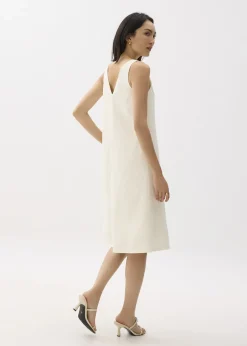 Love, Bonito Weekend Dresses|Dresses*Ribbed V-neck A-line Midi Dress