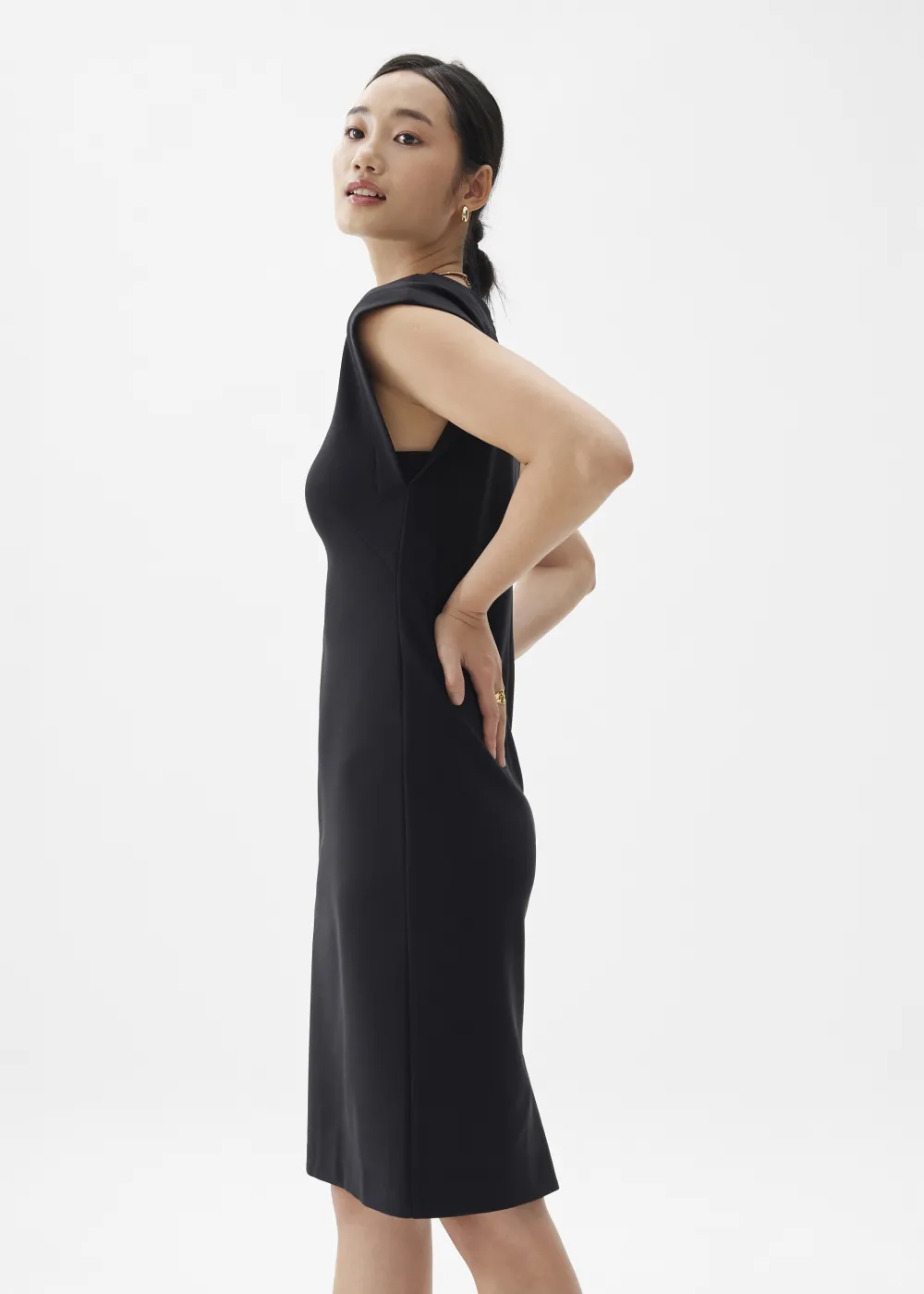 Love, Bonito Weekend Dresses|Work Dresses*Round Neck Column Midi Dress
