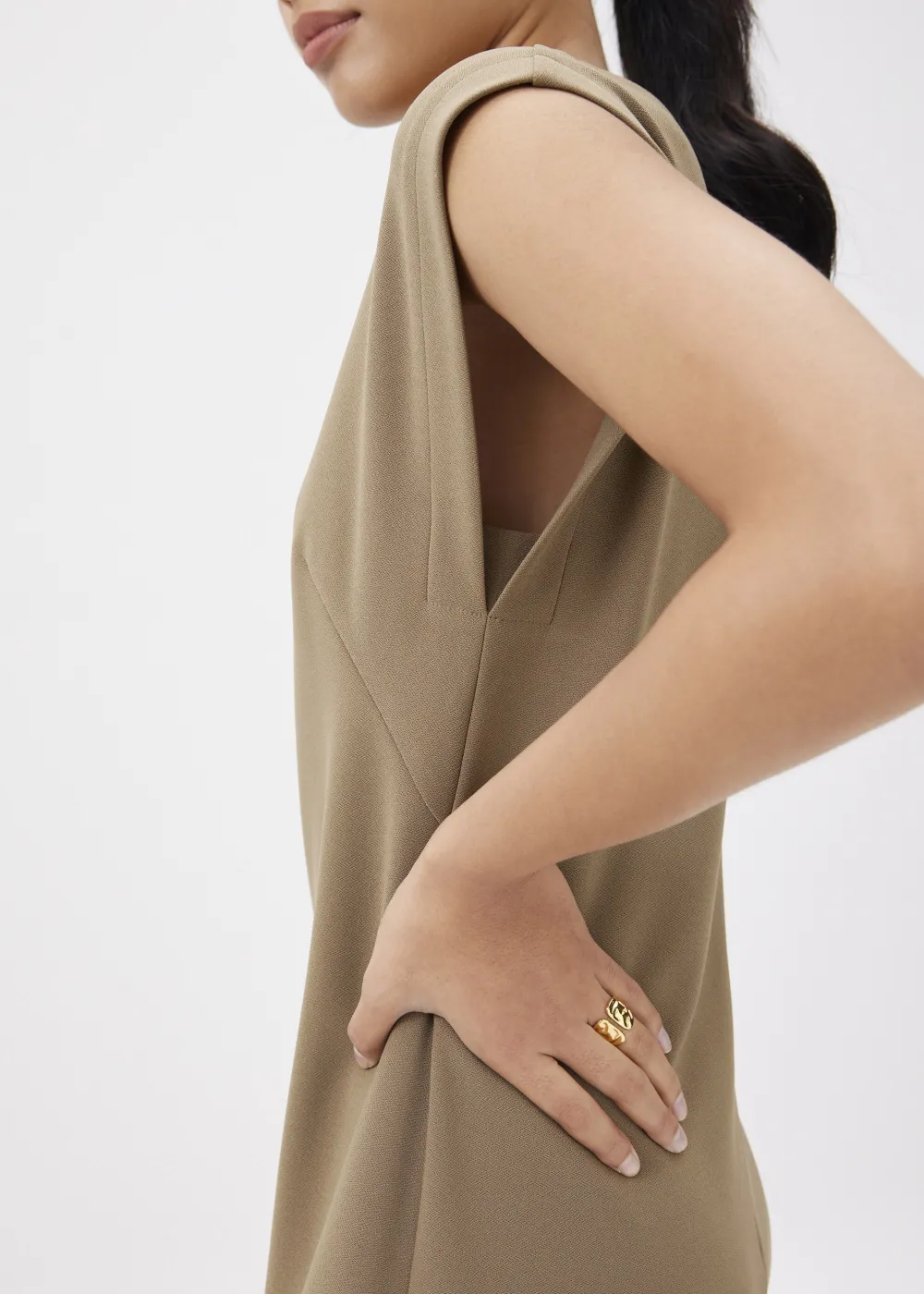 Love, Bonito Weekend Dresses|Work Dresses*Round Neck Column Midi Dress