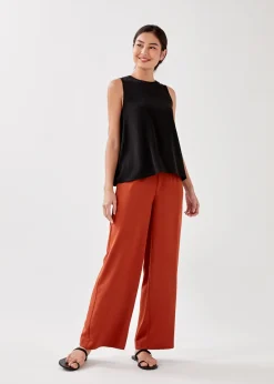 Love, Bonito Work Tops|Tanks & Camis*Round Neck Drape Tank Top