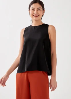 Love, Bonito Work Tops|Tanks & Camis*Round Neck Drape Tank Top