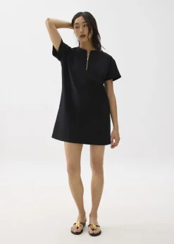 Love, Bonito Weekend Dresses|Work Dresses*Round Neck Front Zip Mini Dress