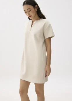 Love, Bonito Weekend Dresses|Work Dresses*Round Neck Front Zip Mini Dress