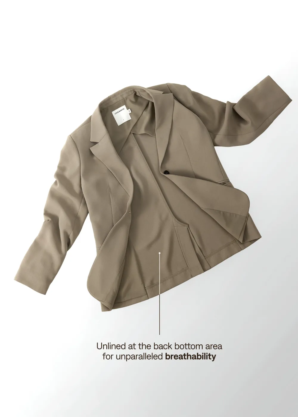 Love, Bonito Work|Blazers & Jackets*RuchedReady® Aika Lightweight Classic Shoulder Padded Blazer