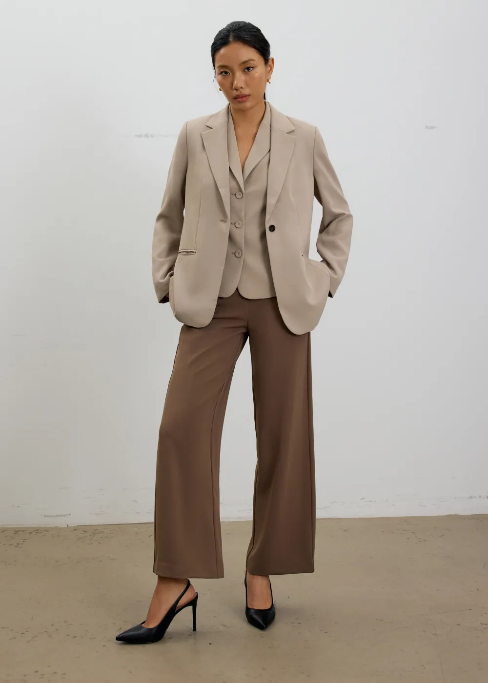 Love, Bonito Work|Blazers & Jackets*RuchedReady® Aika Lightweight Classic Shoulder Padded Blazer