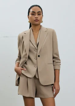 Love, Bonito Work|Blazers & Jackets*RuchedReady® Aika Lightweight Classic Shoulder Padded Blazer