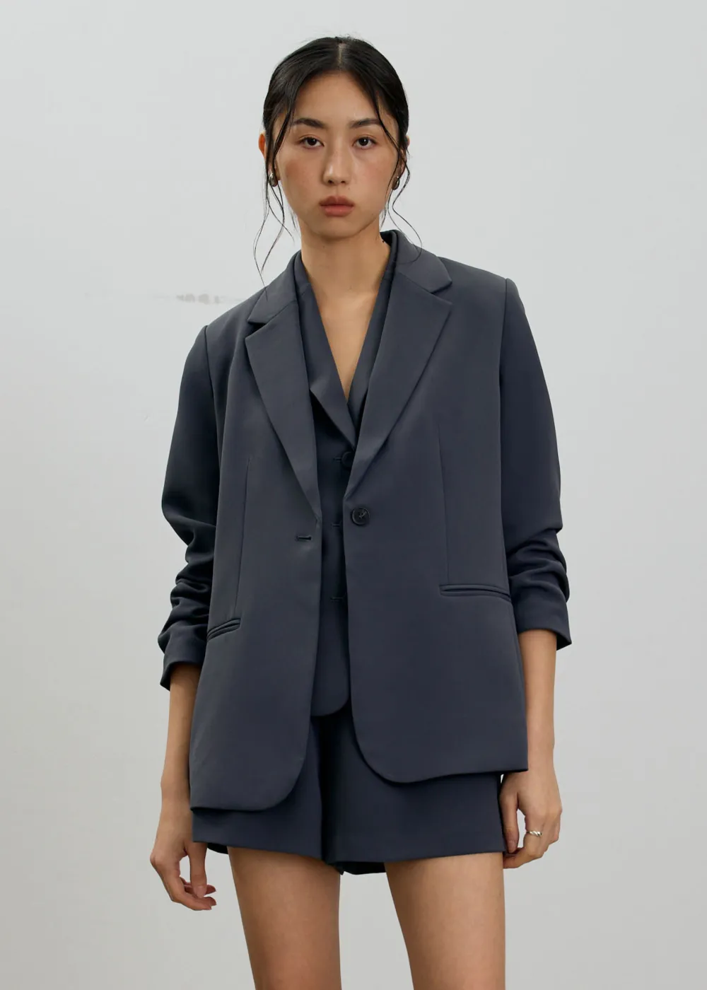 Love, Bonito Work|Blazers & Jackets*RuchedReady® Aika Lightweight Classic Shoulder Padded Blazer