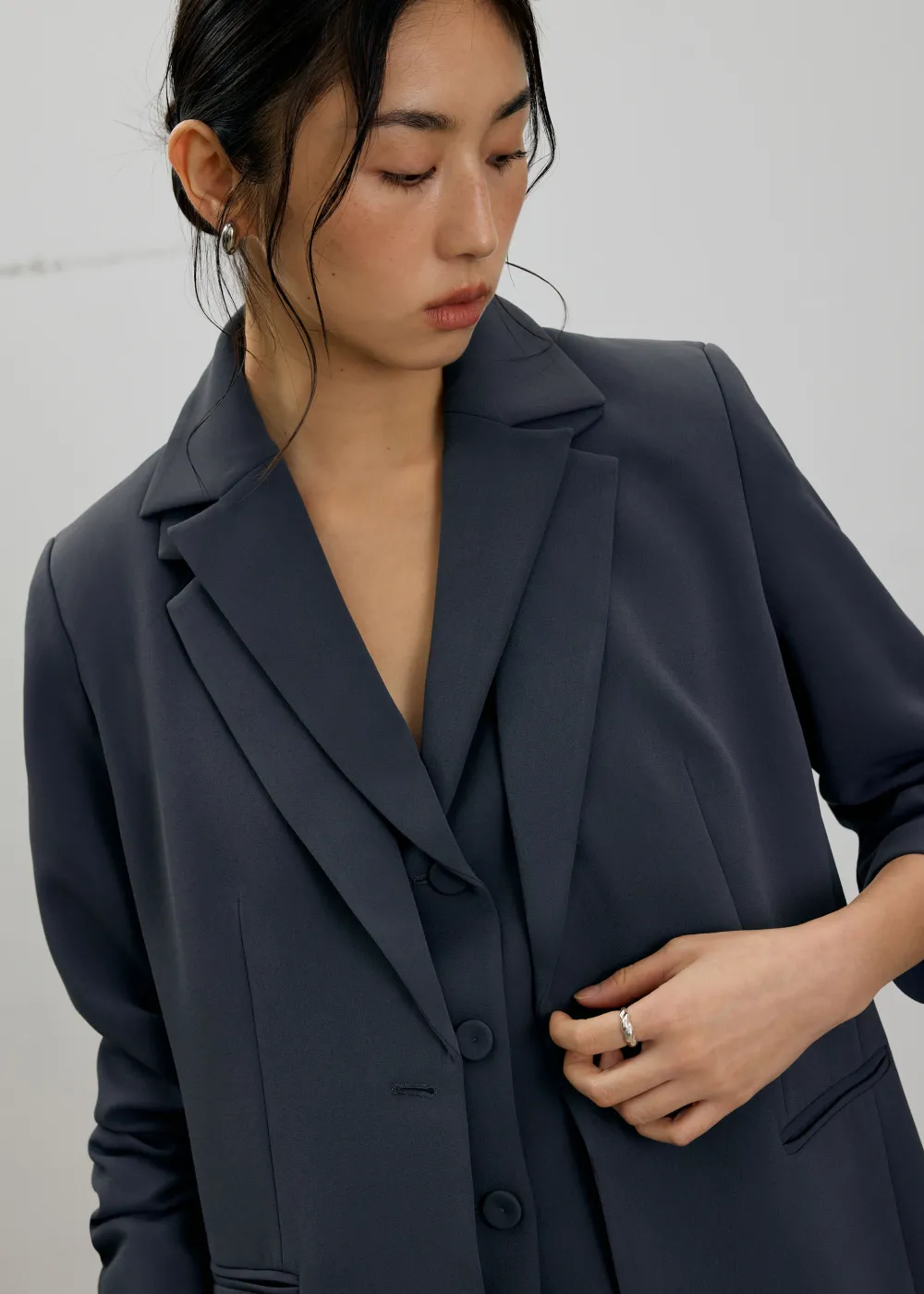 Love, Bonito Work|Blazers & Jackets*RuchedReady® Aika Lightweight Classic Shoulder Padded Blazer