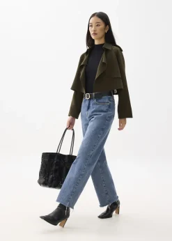 Love, Bonito Weekend|Blazers & Jackets*RuchedReady® Collared Boxy Crop Jacket