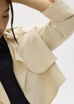 Love, Bonito Weekend|Blazers & Jackets*RuchedReady® Collared Boxy Crop Jacket