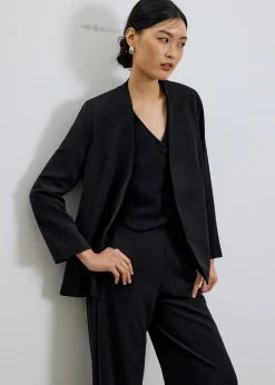 Love, Bonito Work|Blazers & Jackets*RuchedReady® Moira Belted Collarless Blazer
