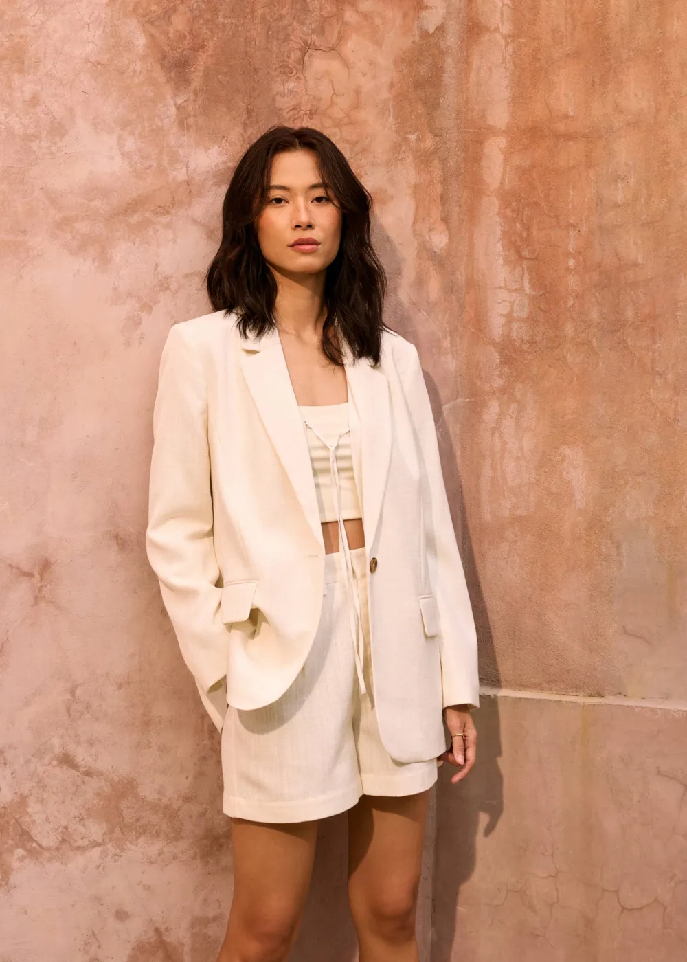 Love, Bonito Work|Blazers & Jackets*RuchedReady® Rachel Summer Textured Blazer