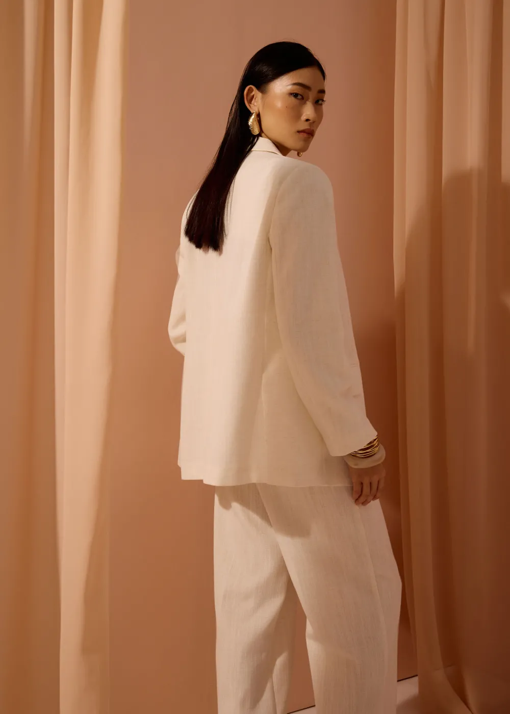 Love, Bonito Work|Blazers & Jackets*RuchedReady® Rachel Summer Textured Blazer