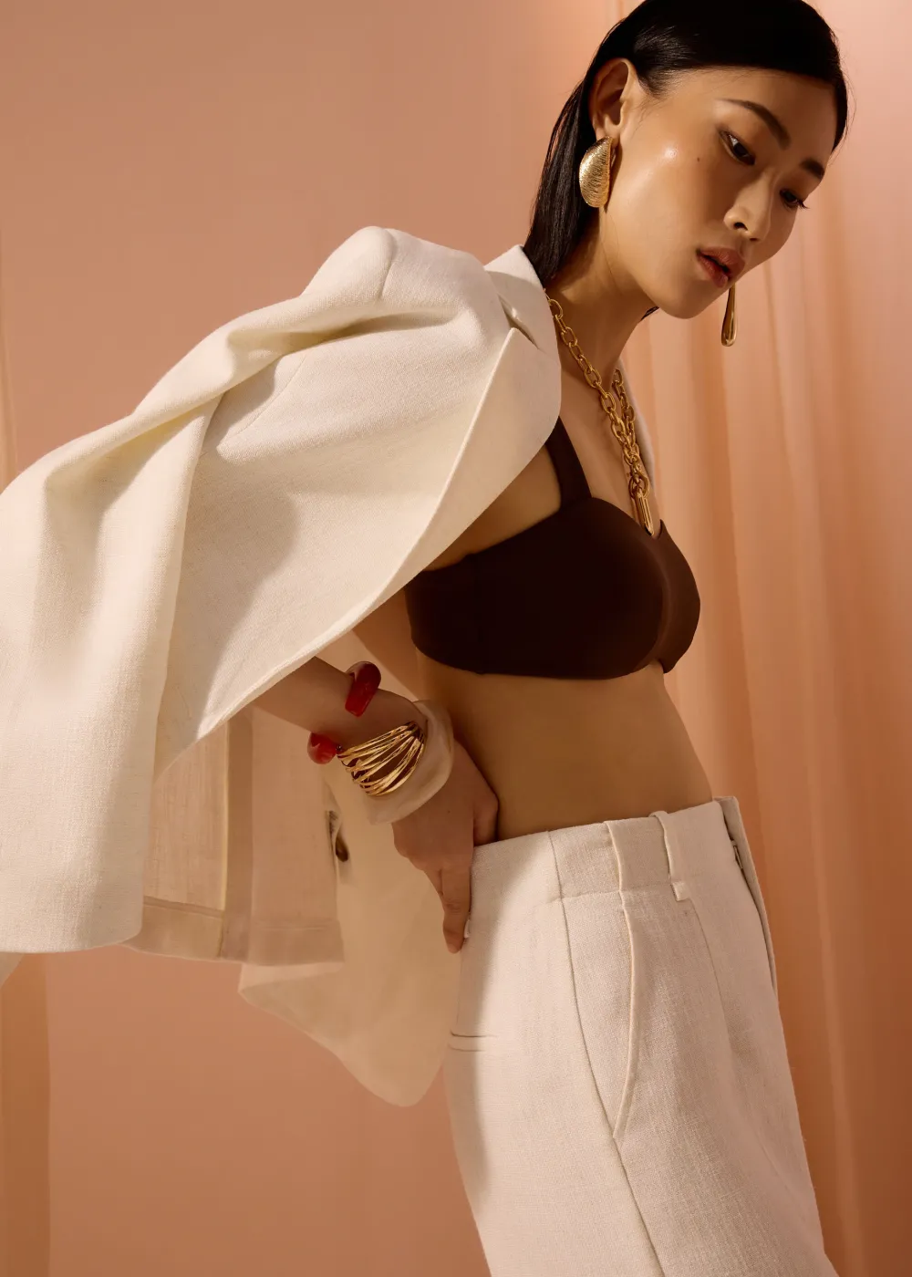 Love, Bonito Work|Blazers & Jackets*RuchedReady® Rachel Summer Textured Blazer