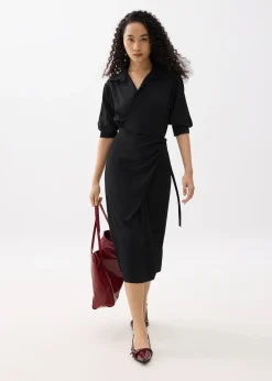 Love, Bonito Work Dresses*RuchedReady® Xiu Wrap Midi Dress