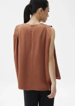 Love, Bonito Work Tops|Party Tops*Satin Boxy Shell Top