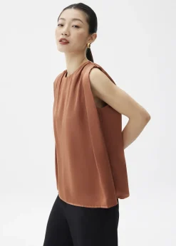 Love, Bonito Work Tops|Party Tops*Satin Boxy Shell Top