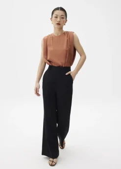 Love, Bonito Work Tops|Party Tops*Satin Boxy Shell Top