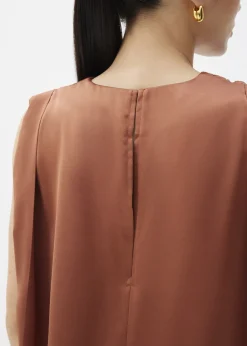 Love, Bonito Work Tops|Party Tops*Satin Boxy Shell Top