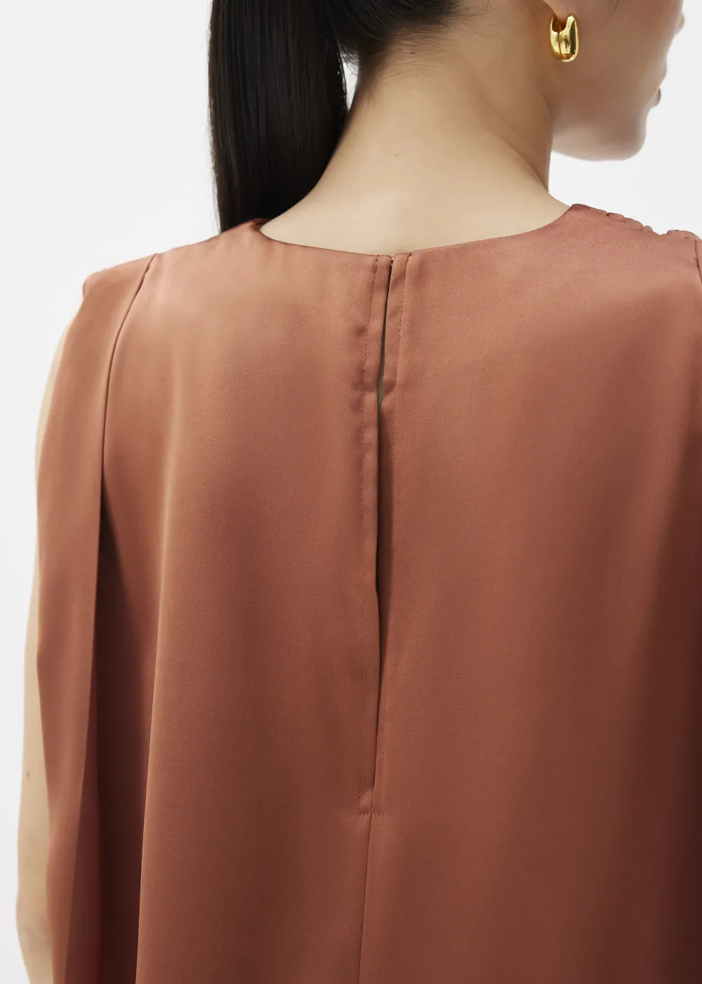 Love, Bonito Work Tops|Party Tops*Satin Boxy Shell Top