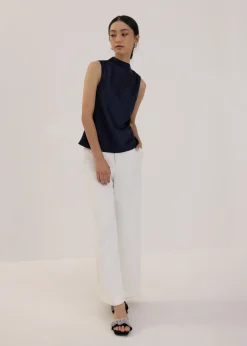 Love, Bonito Party Tops|Party & Occasions*Satin Mock Neck Top