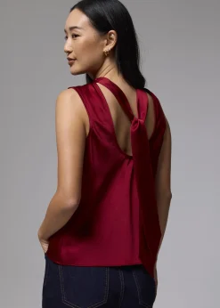 Love, Bonito Party Tops|Party & Occasions*Satin Mock Neck Top