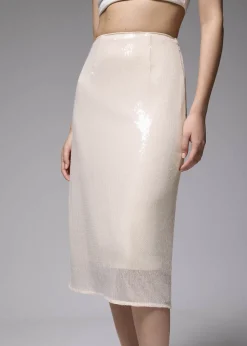 Love, Bonito Party & Occasions|Skirts*Sequin High Waist Column Midi Skirt