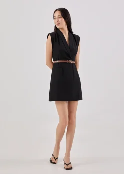 Love, Bonito Work Dresses*Serita Shoulder Padded Shift Dress
