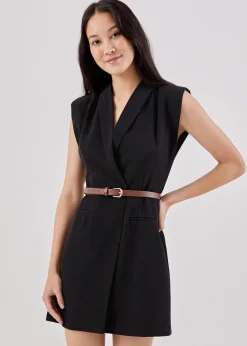 Love, Bonito Work Dresses*Serita Shoulder Padded Shift Dress