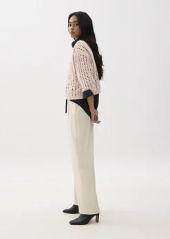 Love, Bonito Weekend|Cardigans & Sweaters*Sheer Pointelle Knit Sweater