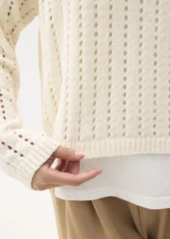 Love, Bonito Weekend|Cardigans & Sweaters*Sheer Pointelle Knit Sweater