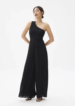 Love, Bonito Jumpsuits & Rompers*Simone Pleated Padded Twist Back Jumpsuit