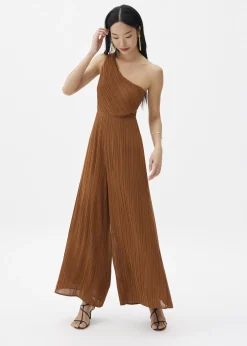 Love, Bonito Jumpsuits & Rompers*Simone Pleated Padded Twist Back Jumpsuit