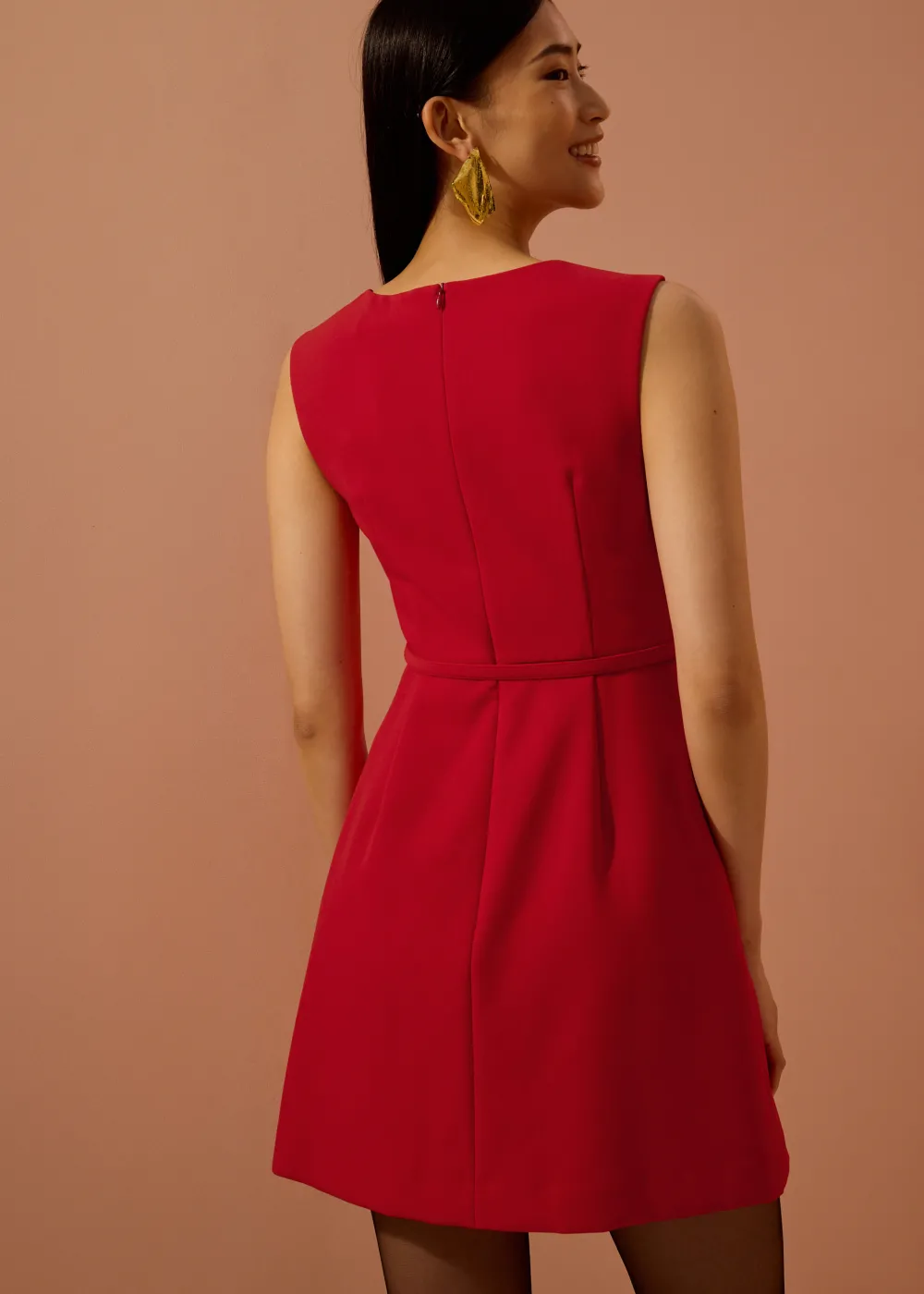Love, Bonito Dresses*Sitti Belted A-Line Mini Dress
