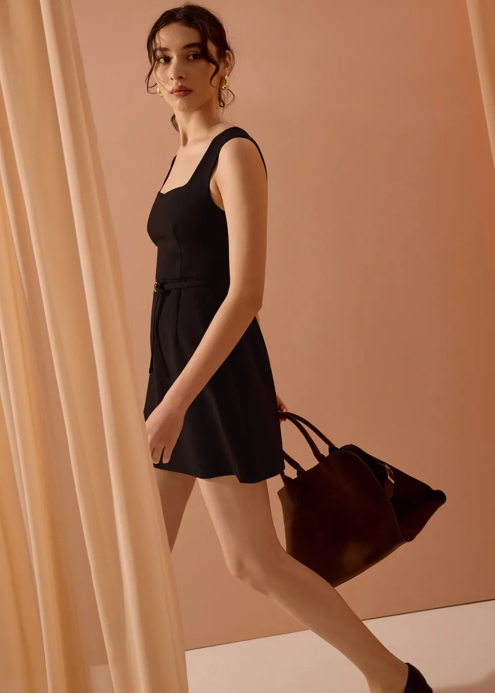 Love, Bonito Dresses*Sitti Belted A-Line Mini Dress