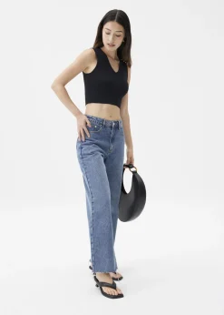 Love, Bonito Work Tops|Casual Tops*Sree Knit V-neck Crop Top