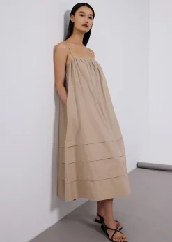 Love, Bonito Casual Dresses|Weekend*Straight Neck Trapeze Midaxi Dress