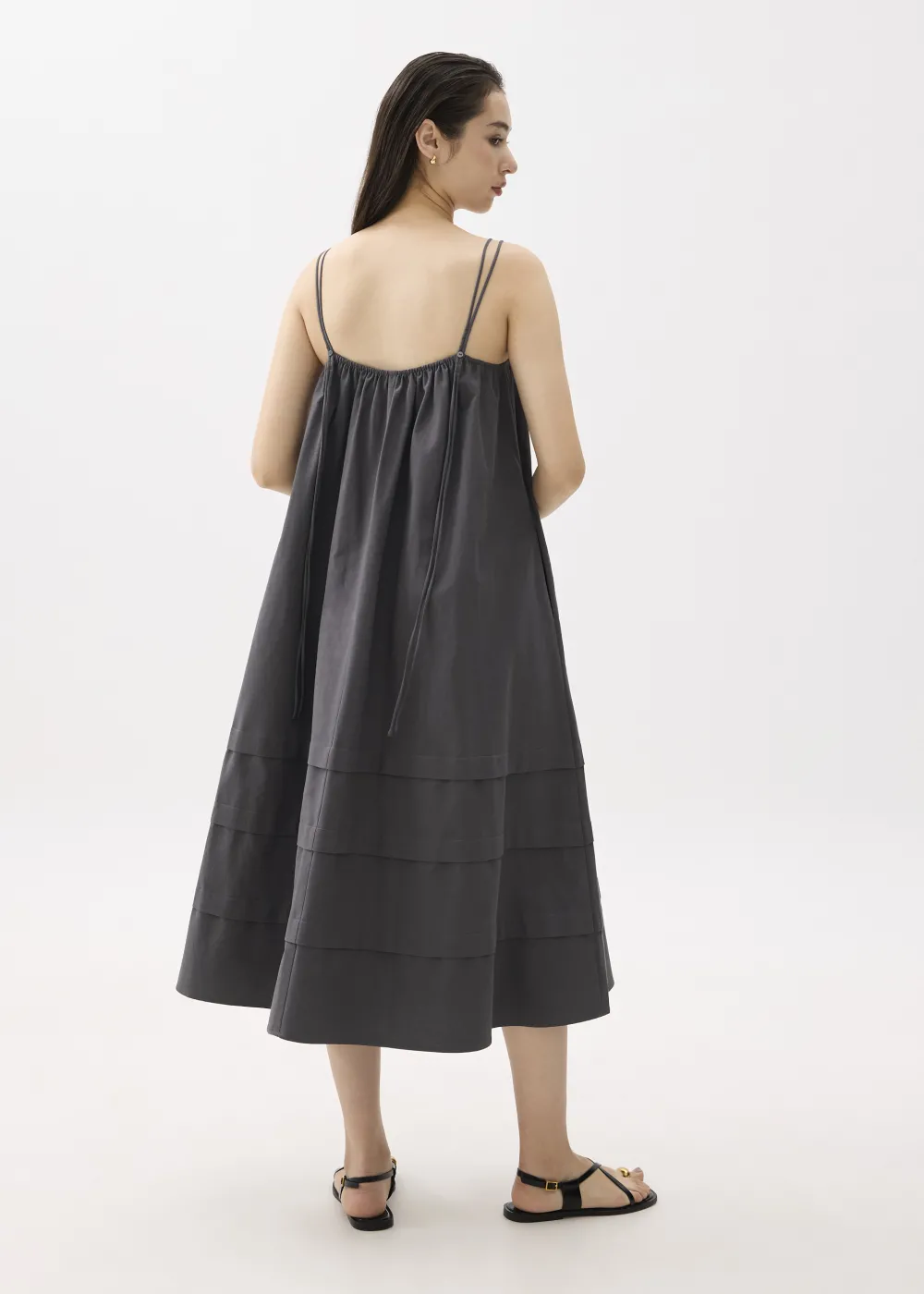 Love, Bonito Casual Dresses|Weekend*Straight Neck Trapeze Midaxi Dress