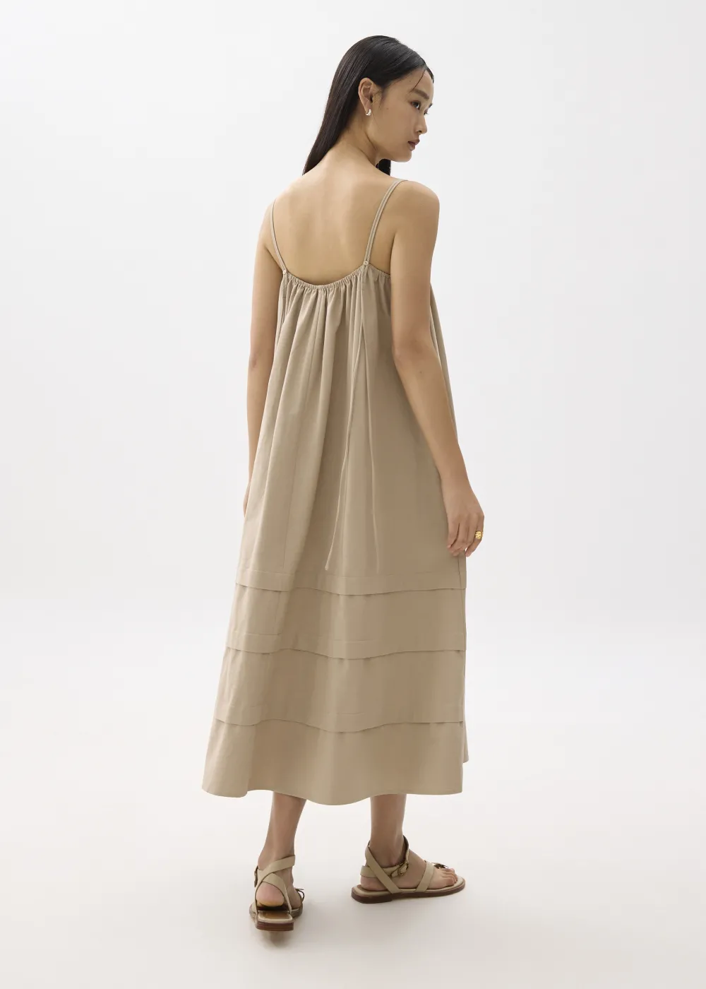 Love, Bonito Casual Dresses|Weekend*Straight Neck Trapeze Midaxi Dress