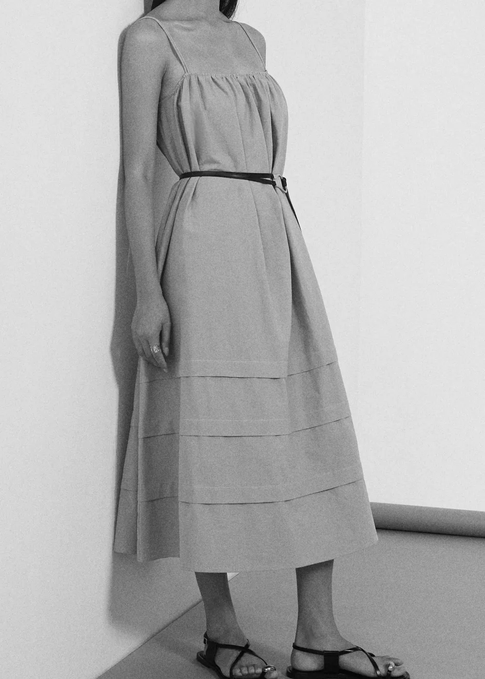Love, Bonito Casual Dresses|Weekend*Straight Neck Trapeze Midaxi Dress