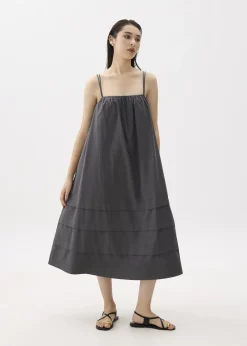 Love, Bonito Casual Dresses|Weekend*Straight Neck Trapeze Midaxi Dress